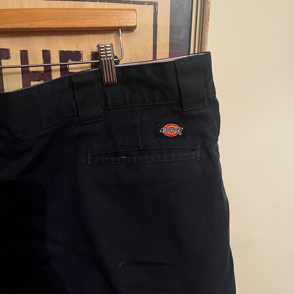 Chopped and Cropped Dickies Navy Blue Trouser Pants 44 Waist - Picture 5 of 8